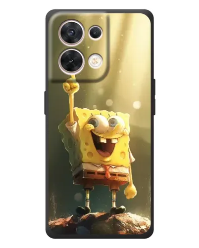 Чехол для OPPO Reno 8 5G с картинкой «Сияющий Спанч Боб» Чехол для OPPO Reno 8 5G с картинкой «Сияющий Спанч Боб»