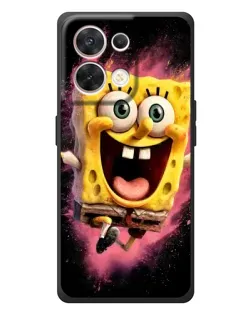 Чехол для OPPO Reno 8 5G с картинкой «Взрывной Спанч Боб»