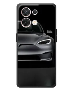 Чехол для OPPO Reno 8 5G с картинкой «Tesla Model S Look»