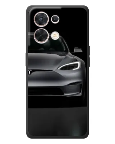 Чехол для OPPO Reno 8 5G с картинкой «Tesla Model S Look»