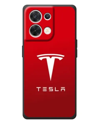 Чехол для OPPO Reno 8 5G с картинкой «Tesla Red Classic»