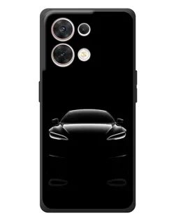 Чехол для OPPO Reno 8 5G с картинкой «Силуэт Tesla Night» Чехол для OPPO Reno 8 5G с картинкой «Силуэт Tesla Night»