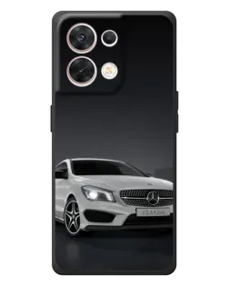 Чехол для OPPO Reno 8 5G с картинкой «Mercedes AMG GT Silver»
