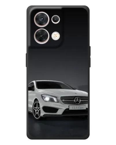 Чехол для OPPO Reno 8 5G с картинкой «Mercedes AMG GT Silver»