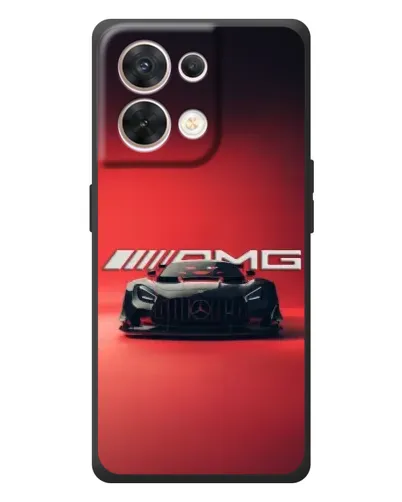 Чехол для OPPO Reno 8 5G с картинкой «Mercedes AMG — красная линия»