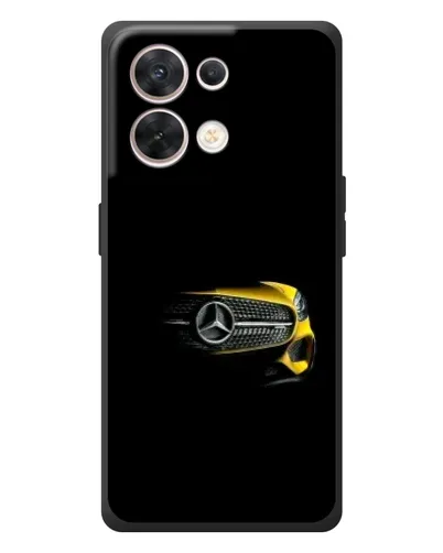 Чехол для OPPO Reno 8 5G с картинкой «Mercedes — ретро стиль»