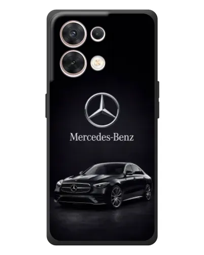 Чехол для OPPO Reno 8 5G с картинкой «Mercedes — решетка радиатора»