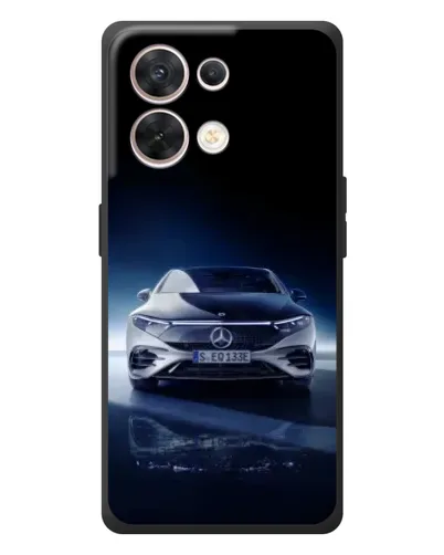 Чехол для OPPO Reno 8 5G с картинкой «Ночной Mercedes EQ»