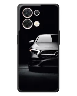 Чехол для OPPO Reno 8 5G с картинкой «Свет фар Mercedes»