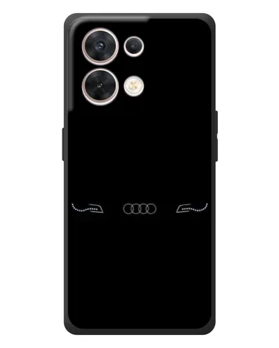 Чехол для OPPO Reno 8 5G с картинкой «Audi — световой подпись»