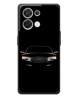 Чехол для OPPO Reno 8 5G с картинкой «Audi — ночной контур» Чехол для OPPO Reno 8 5G с картинкой «Audi — ночной контур»