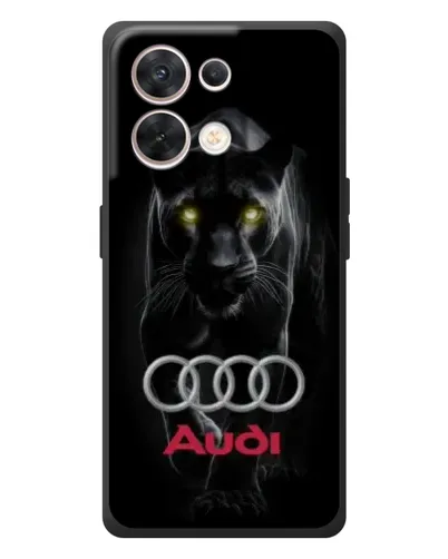 Чехол для OPPO Reno 8 5G с картинкой «Пантера и Audi»