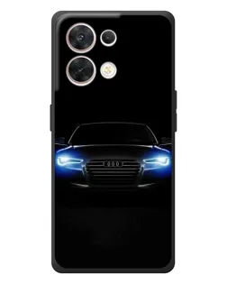 Чехол для OPPO Reno 8 5G с картинкой «Audi в неоне» Чехол для OPPO Reno 8 5G с картинкой «Audi в неоне»