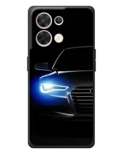 Чехол для OPPO Reno 8 5G с картинкой «Неоновый взгляд Audi» Чехол для OPPO Reno 8 5G с картинкой «Неоновый взгляд Audi»