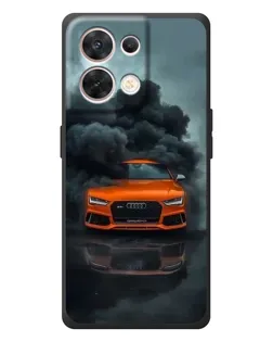 Чехол для OPPO Reno 8 5G с картинкой «Audi в облаках дыма» Чехол для OPPO Reno 8 5G с картинкой «Audi в облаках дыма»