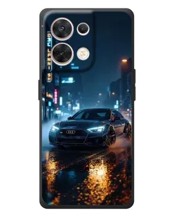 Чехол для OPPO Reno 8 5G с картинкой «Ночной город и Audi» Чехол для OPPO Reno 8 5G с картинкой «Ночной город и Audi»