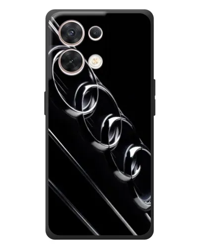 Чехол для OPPO Reno 8 5G с картинкой «Audi — абстрактные кольца»