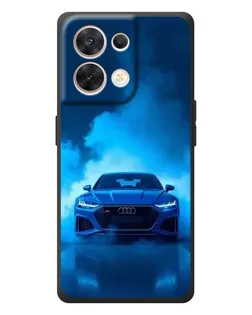 Чехол для OPPO Reno 8 5G с картинкой «Audi — голубая энергия» Чехол для OPPO Reno 8 5G с картинкой «Audi — голубая энергия»