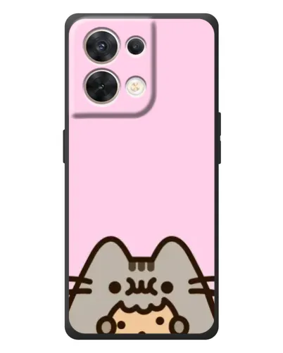 Чехол для OPPO Reno 8 5G с картинкой «Pusheen и печенье» Чехол для OPPO Reno 8 5G с картинкой «Pusheen и печенье»