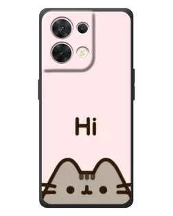 Чехол для OPPO Reno 8 5G с картинкой «Пушин говорит Hi» Чехол для OPPO Reno 8 5G с картинкой «Пушин говорит Hi»