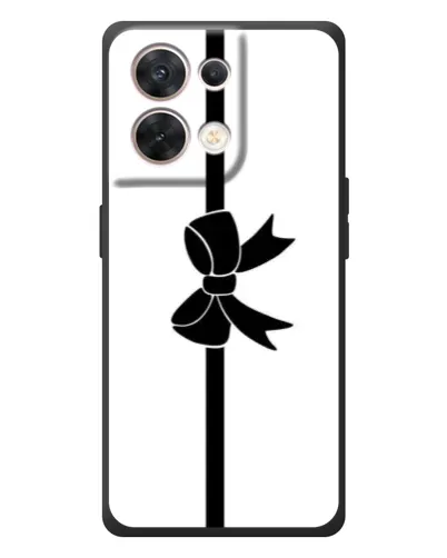 Чехол для OPPO Reno 8 5G с картинкой «Вертикальный бант»