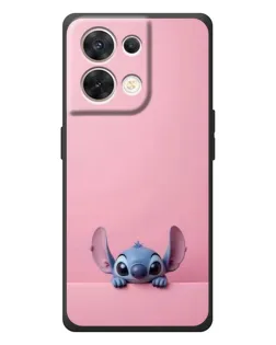 Чехол для OPPO Reno 8 5G с картинкой «Stitch выглядывает»