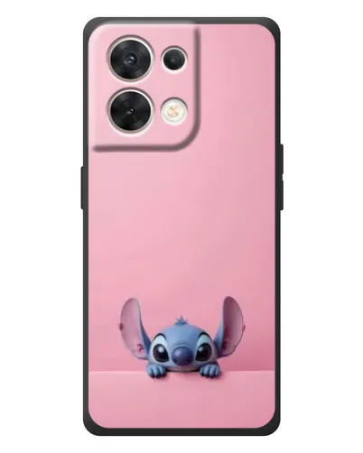 Чехол для OPPO Reno 8 5G с картинкой «Stitch выглядывает»