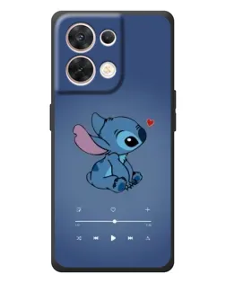 Чехол для OPPO Reno 8 5G с картинкой «Музыкальный Stitch»