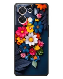Чехол для OPPO Reno 8 5G с картинкой «Цветочная феерия»