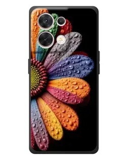 Чехол для OPPO Reno 8 5G с картинкой «Радужный цветок»