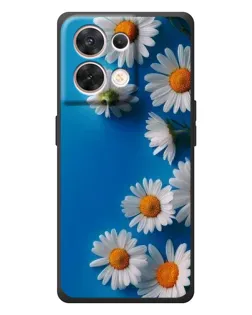 Чехол для OPPO Reno 8 5G с картинкой «Белоснежные маргаритки»