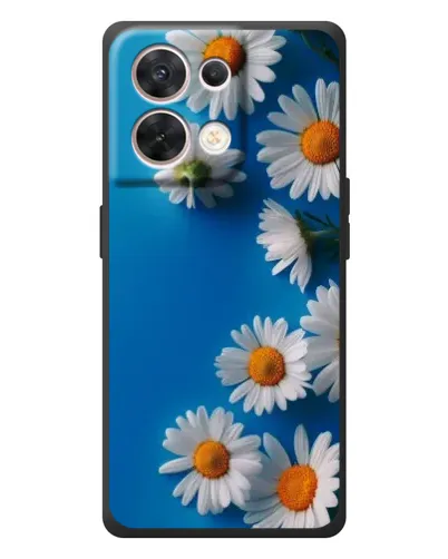 Чехол для OPPO Reno 8 5G с картинкой «Белоснежные маргаритки»