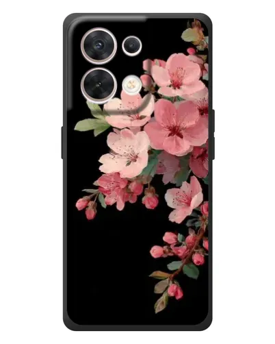Чехол для OPPO Reno 8 5G с картинкой «Розовая ветка сакуры»
