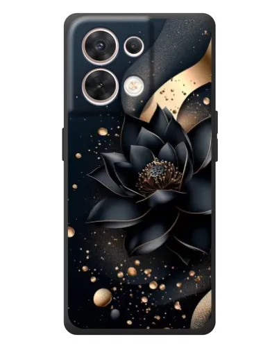Чехол для OPPO Reno 8 5G с картинкой «Черный лотос»