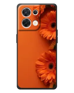 Чехол для OPPO Reno 8 5G с картинкой «Оранжевые герберы»