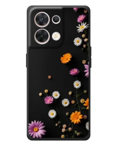 Чехол для OPPO Reno 8 5G с картинкой «Цветочная композиция»