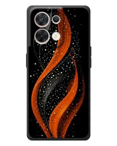 Чехол для OPPO Reno 8 5G с картинкой «Огненная звездная волна»