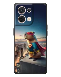 Чехол для OPPO Reno 8 5G с картинкой «Капи-мен супергерой»