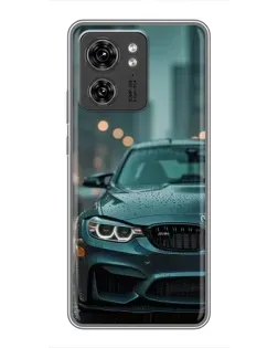 Чехол для OPPO Reno 8 Pro 5G с картинкой «BMW в огнях города»