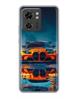 Чехол для OPPO Reno 8 Pro 5G с картинкой «BMW — золотая эмблема»