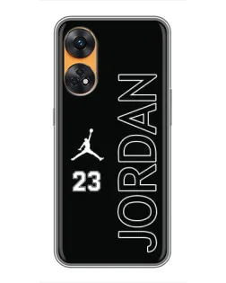 Чехол для OPPO Reno 8T с картинкой «Jordan Vertical»