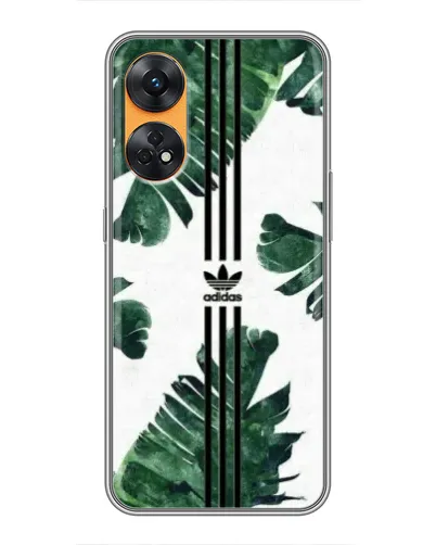 Чехол для OPPO Reno 8T с картинкой «Пальмовые листья адидас» Чехол для OPPO Reno 8T с картинкой «Пальмовые листья адидас»