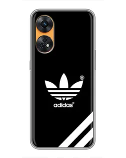Чехол для OPPO Reno 8T с картинкой «Adidas с диагональными полосами»
