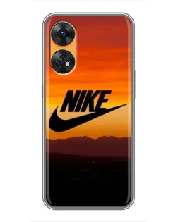 Чехол для OPPO Reno 8T с картинкой «Nike — вечерний горизонт» Чехол для OPPO Reno 8T с картинкой «Nike — вечерний горизонт»