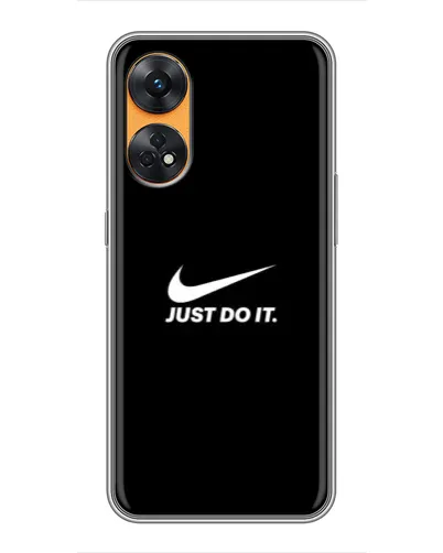 Чехол для OPPO Reno 8T с картинкой «Минимализм от Nike»