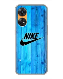 Чехол для OPPO Reno 8T с картинкой «Голубое дерево Nike» Чехол для OPPO Reno 8T с картинкой «Голубое дерево Nike»