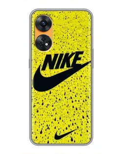 Чехол для OPPO Reno 8T с картинкой «Желтый текстурный Nike» Чехол для OPPO Reno 8T с картинкой «Желтый текстурный Nike»