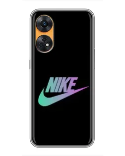 Чехол для OPPO Reno 8T с картинкой «Nike — городская ночь» Чехол для OPPO Reno 8T с картинкой «Nike — городская ночь»