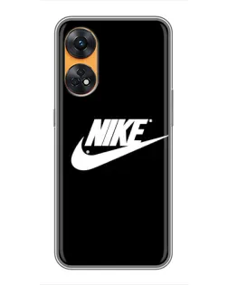 Чехол для OPPO Reno 8T с картинкой «Мазки краски Nike» Чехол для OPPO Reno 8T с картинкой «Мазки краски Nike»
