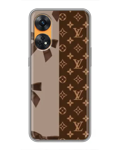 Чехол для OPPO Reno 8T с картинкой «Louis Vuitton — банты»